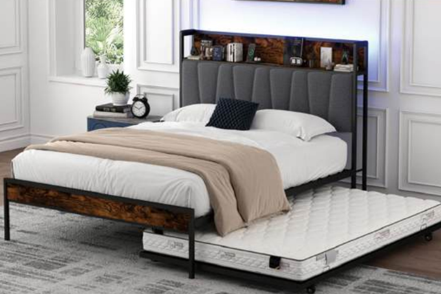 Marco de Cama de Estilo Industrial 4550-1u Literas de Estilo Industrial