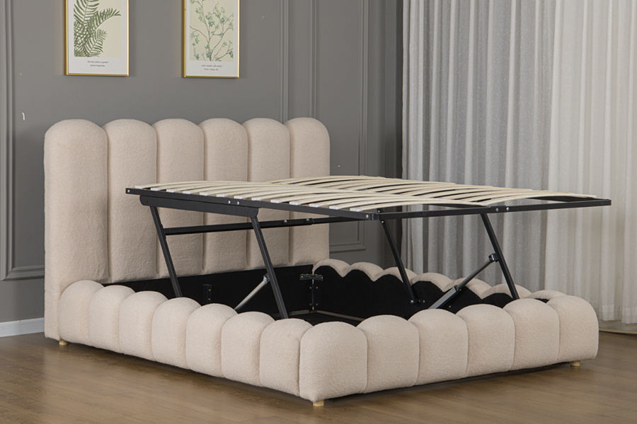 4878G CAJONES DE ALMACENAMIENTO EN Forma de Pétalo en Forma de Marco de Cama Suave