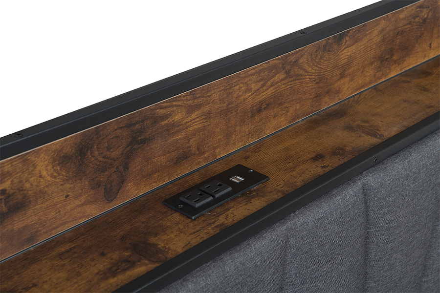 Marco de Cama de Estilo Industrial 4550-1u Literas de Estilo Industrial