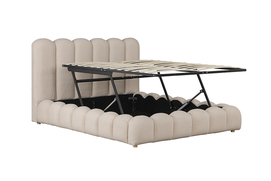 4878G CAJONES DE ALMACENAMIENTO EN Forma de Pétalo en Forma de Marco de Cama Suave