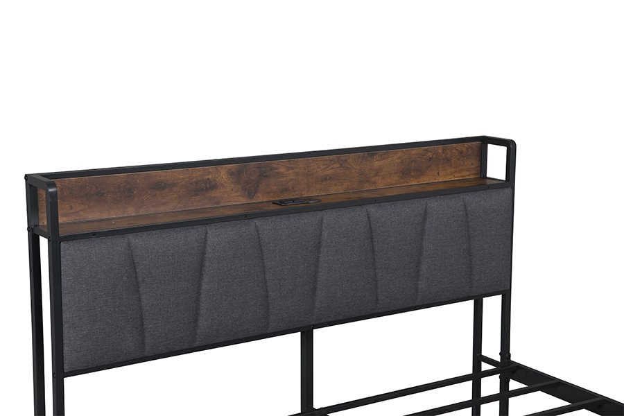 Marco de Cama de Estilo Industrial 4550-1u Literas de Estilo Industrial