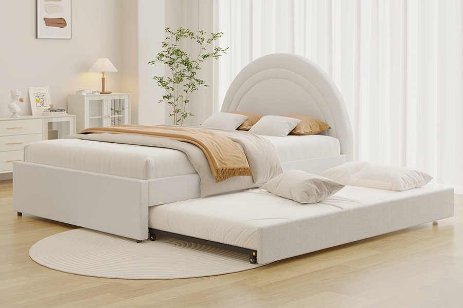 4542 BUNT BUNK TAPADO EN LA CAMA DE ALMACENAMIENTO CURVO