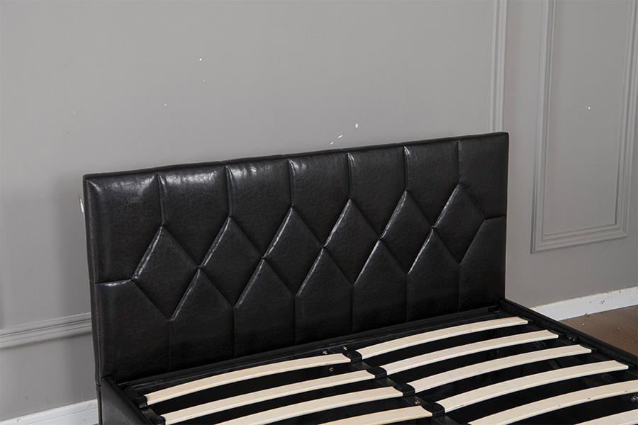 Marco de cama tapizado USB con cama ajustable de diseño de lujo 5031G