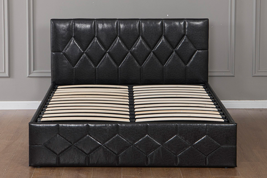 Marco de cama tapizado USB con cama ajustable de diseño de lujo 5031G