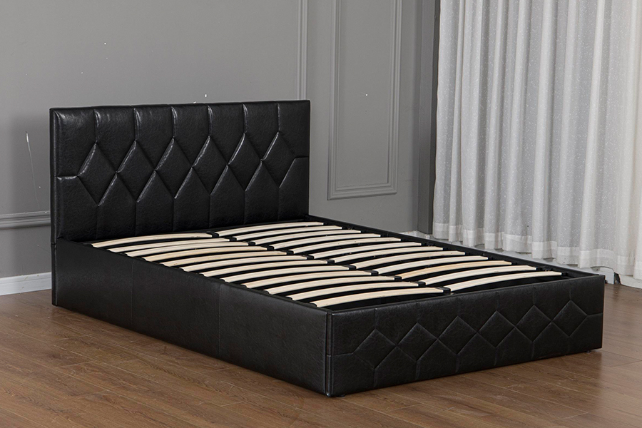 Marco de cama tapizado USB con cama ajustable de diseño de lujo 5031G