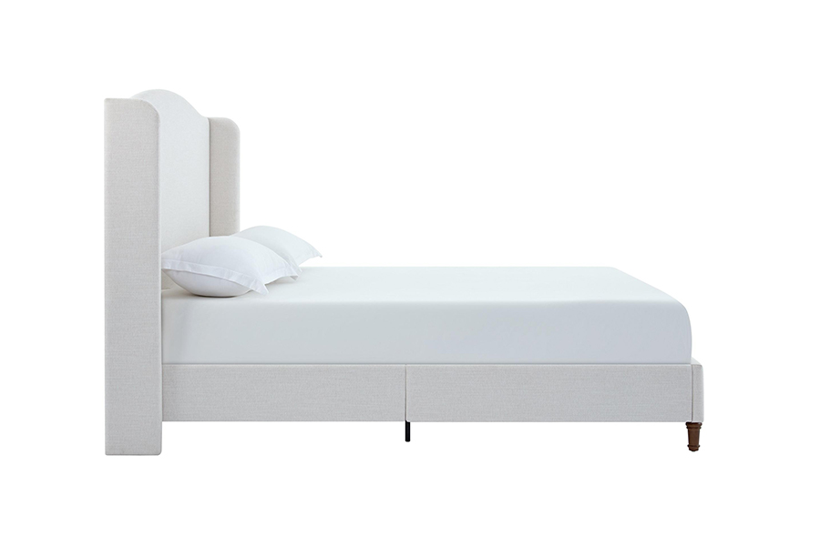 N4 Dimensiones de la cama doble tamaño king Estructuras de cama tapizadas con almacenaje