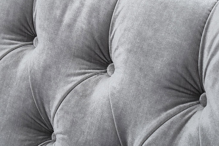 1402 Cabecero capitoné Cama tapizada con listones de madera suave