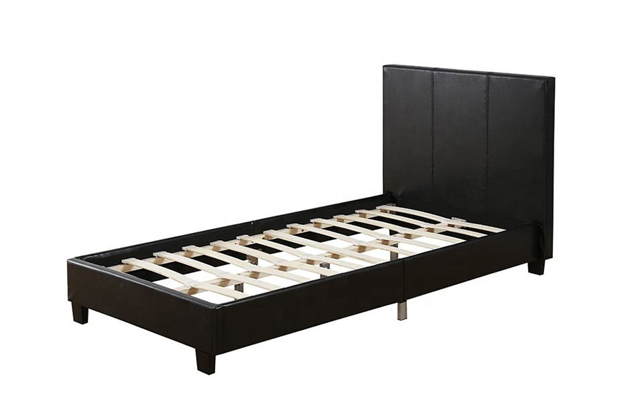 1381 Cama individual de madera moderna Camas para niños