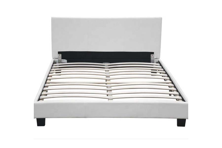 Cama tapizada de cuero PU de diseño simple y moderno 1864