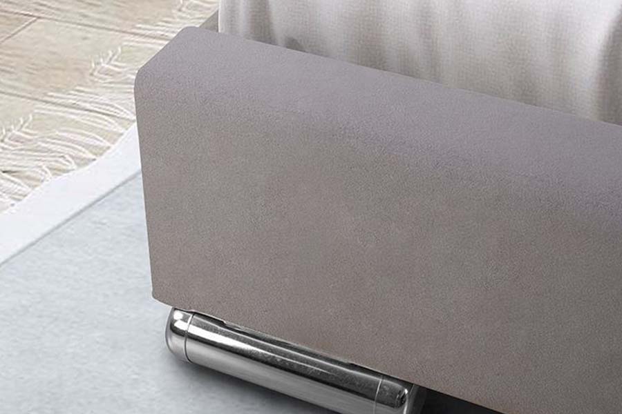 1571 Cama individual de cuero sintético Cabecera codificada por colores Camas para niños