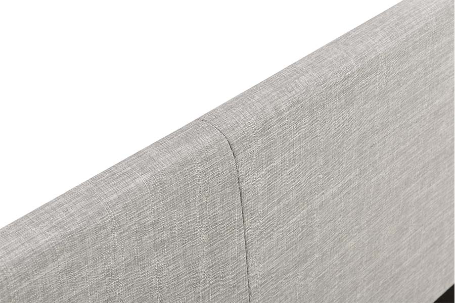 1803 Cama de tela de lino gris Cama tapizada con tapicería suave