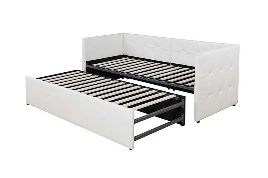 1637 Sofá cama nido de día de cuero suave