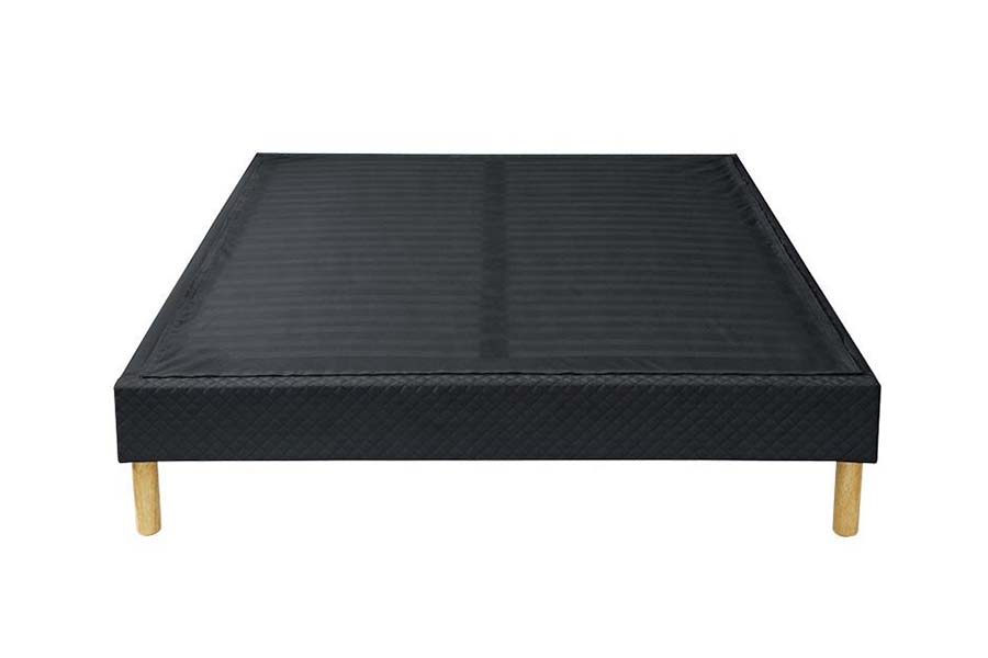 Cama alta 1469 con cama tapizada en tela PU
