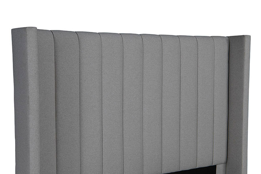 4242 Estructura de cama tapizada con almacenamiento elevable de tela de lino