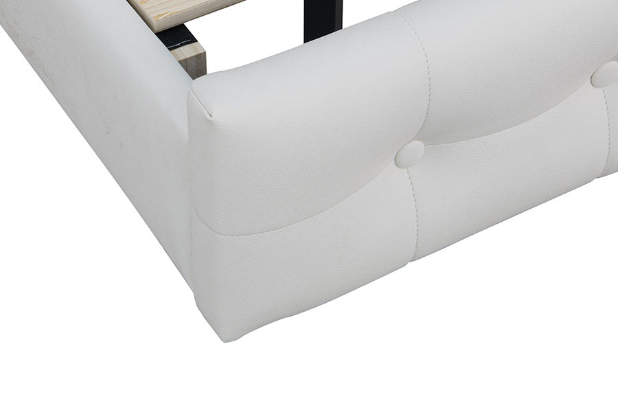 4209 Estructura de cama tapizada LED ajustable tamaño king